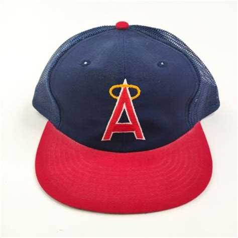 angels baseball trucker hat|angels throwback halo hat.